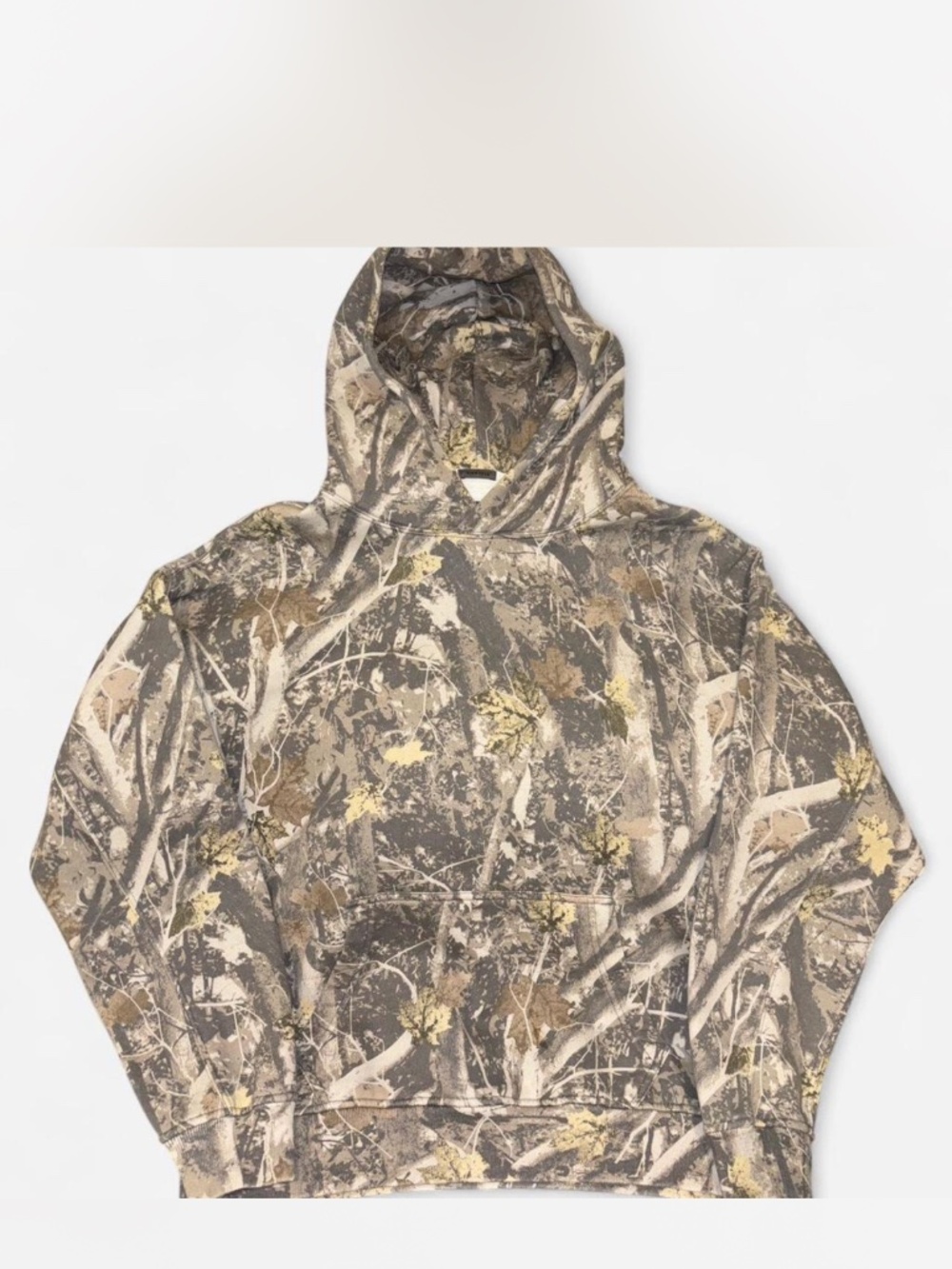 Abercrombie & Fitch Essential Popover Hoodie XL – Camo Oversized
